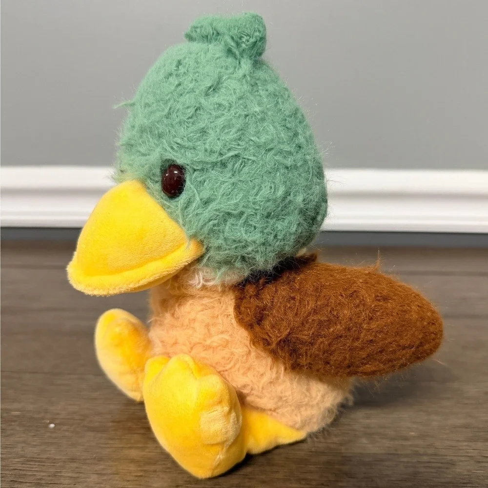 MTY International Mallard Duck Plush Stuffed Animal Green Head Bird Toy F41